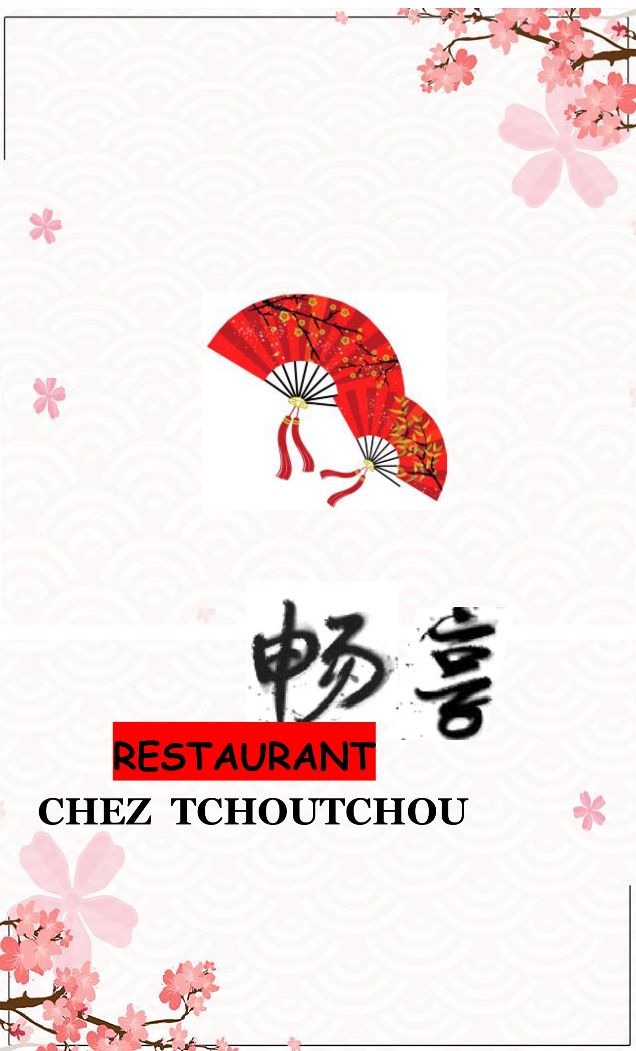 carte menu cheztchoutchou